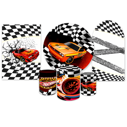 Kit Capa Painel Completo Decoração Festa Tema HotW... - Loja | Bibi Painéis