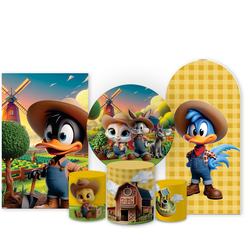 Kit Capa Painel Completo Decoração Festa Tema Loon... - Loja | Bibi Painéis