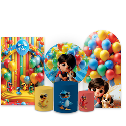 Kit Capa Painel Completo Decoração Festa Infantil ... - Loja | Bibi Painéis