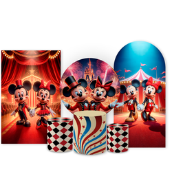 Kit Capa Painel Completo Decoração Festa Tema Mick... - Loja | Bibi Painéis