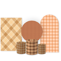 Kit Capa Painel Completo Decoração Festa Xadrez - Loja | Bibi Painéis
