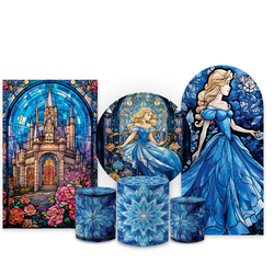 Kit Capa Painel Completo Decoração Festa Princesa ... - Loja | Bibi Painéis