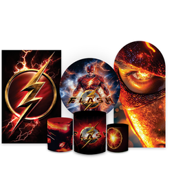 Kit Capa Painel Completo Decoração Festa Flash - Loja | Bibi Painéis