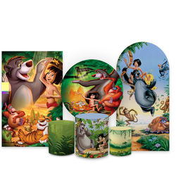 Kit Capa Painel Completo Decoração Festa Tema Mogl... - Loja | Bibi Painéis