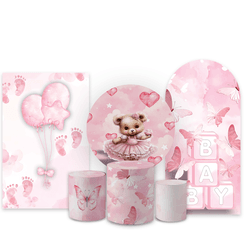 Kit Capa Painel Completo Decoração Festa Tema Chá ... - Loja | Bibi Painéis