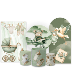 Kit Capa Painel Completo Decoração Festa Tema Chá ... - Loja | Bibi Painéis