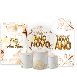 Kit Capa Painel Completo Decoração Ano Novo - Loja | Bibi Painéis