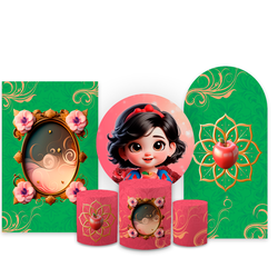 Kit Capa Painel Completo Decoração Festa Branca De... - Loja | Bibi Painéis