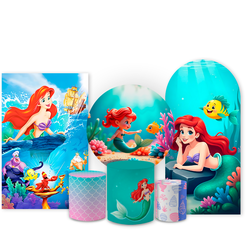 Kit Capa Completo Painel Decoração Ariel Pequena S... - Loja | Bibi Painéis