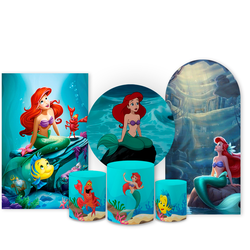 Kit Capa Completo Painel Decoração Ariel Pequena S... - Loja | Bibi Painéis