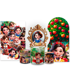 Kit Capa Painel Completo Decoração Festa Branca De... - Loja | Bibi Painéis