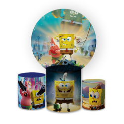 Kit Capa Painel Redondo + Trio Cilindros Decoração... - Loja | Bibi Painéis