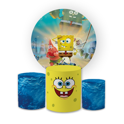 Kit Capa Painel Redondo + Trio Cilindros Decoração... - Loja | Bibi Painéis