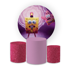Kit Capa Painel Redondo + Trio Cilindros Decoração... - Loja | Bibi Painéis