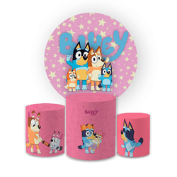 Kit Capa Painel Redondo + Trio Cilindros Decoração... - Loja | Bibi Painéis