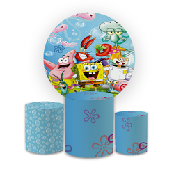 Kit Capa Painel Redondo + Trio Cilindros Decoração... - Loja | Bibi Painéis