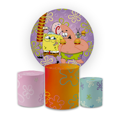 Kit Capa Painel Redondo + Trio Cilindros Decoração... - Loja | Bibi Painéis