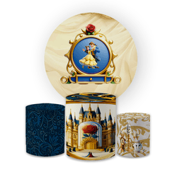 Kit Capa Painel Redondo + Trio Cilindros Decoração... - Loja | Bibi Painéis