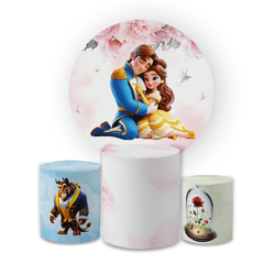 Kit Capa Painel Redondo + Trio Cilindros Decoração... - Loja | Bibi Painéis