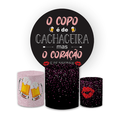 Kit Capa Painel Redondo + Trio Cilindros Decoração... - Loja | Bibi Painéis