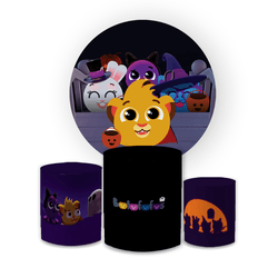 Kit Capa Painel Redondo + Trio Cilindros Decoração... - Loja | Bibi Painéis
