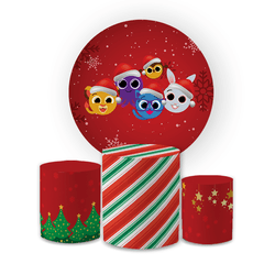 Kit Capa Painel Redondo + Trio Cilindros Decoração... - Loja | Bibi Painéis