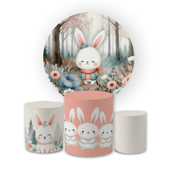 Kit Capa Painel Redondo + Trio Cilindros Decoração... - Loja | Bibi Painéis