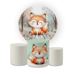 Kit Capa Painel Redondo + Trio Cilindros Decoração... - Loja | Bibi Painéis