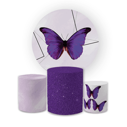 Kit Capa Painel Redondo + Trio Cilindros Decoração... - Loja | Bibi Painéis