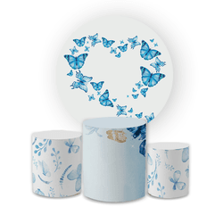 Kit Capa Painel Redondo + Trio Cilindros Decoração... - Loja | Bibi Painéis