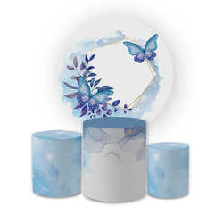 Kit Capa Painel Redondo + Trio Cilindros Decoração... - Loja | Bibi Painéis