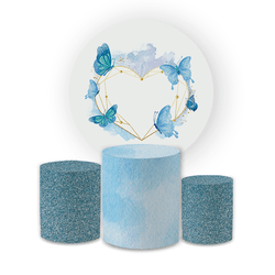 Kit Capa Painel Redondo + Trio Cilindros Decoração... - Loja | Bibi Painéis