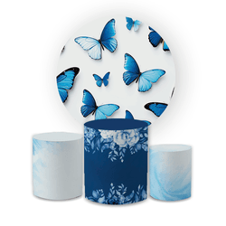 Kit Capa Painel Redondo + Trio Cilindros Decoração... - Loja | Bibi Painéis