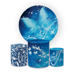 Kit Capa Painel Redondo + Trio Cilindros Decoração... - Loja | Bibi Painéis