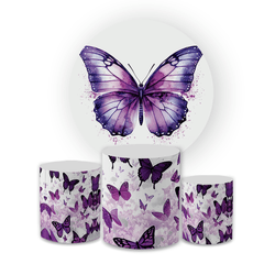 Kit Capa Painel Redondo + Trio Cilindros Decoração... - Loja | Bibi Painéis