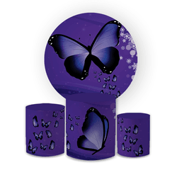 Kit Capa Painel Redondo + Trio Cilindros Decoração... - Loja | Bibi Painéis