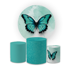 Kit Capa Painel Redondo + Trio Cilindros Decoração... - Loja | Bibi Painéis