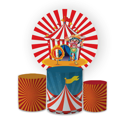 Kit Capa Painel Redondo + Trio Cilindros Decoração... - Loja | Bibi Painéis