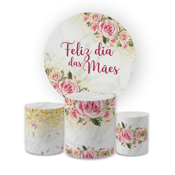 Kit Capa Painel Redondo + Trio Cilindros Decoração... - Loja | Bibi Painéis