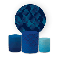 Kit Capa Painel Redondo + Trio Cilindros Decoração... - Loja | Bibi Painéis