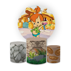 Kit Capa Painel Redondo + Trio Cilindros Decoração... - Loja | Bibi Painéis