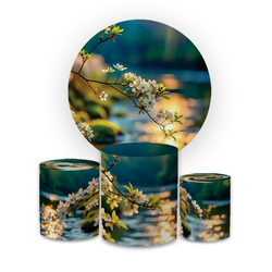 Kit Capa Painel Redondo + Trio Cilindros Decoração... - Loja | Bibi Painéis