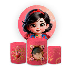 Kit Capa Painel Redondo + Trio Cilindros Decoração... - Loja | Bibi Painéis