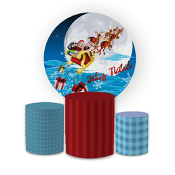 Kit Capa Painel Redondo + Trio Cilindros Decoração... - Loja | Bibi Painéis