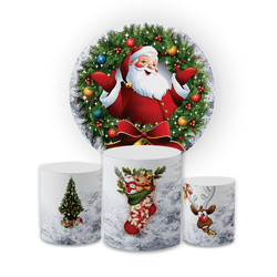 Kit Capa Painel Redondo + Trio Cilindros Decoração... - Loja | Bibi Painéis