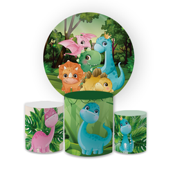 Kit Capa Painel Redondo + Trio Cilindros Decoração... - Loja | Bibi Painéis