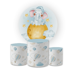 Kit Capa Painel Redondo + Trio Cilindros Decoração... - Loja | Bibi Painéis