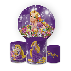 Kit Capa Painel Redondo + Trio Cilindros Decoração... - Loja | Bibi Painéis