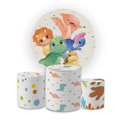 Kit Capa Painel Redondo + Trio Cilindros Decoração... - Loja | Bibi Painéis