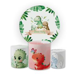 Kit Capa Painel Redondo + Trio Cilindros Decoração... - Loja | Bibi Painéis